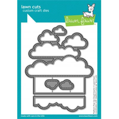 Lawn Fawn Lawn Cuts - Platform Pop-Up Cloud Inserts